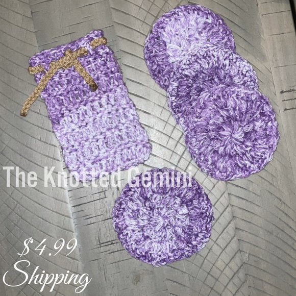 Handmade Crocheted Teal Blue Ice Cream Pint Covers - Picture 8 of 16